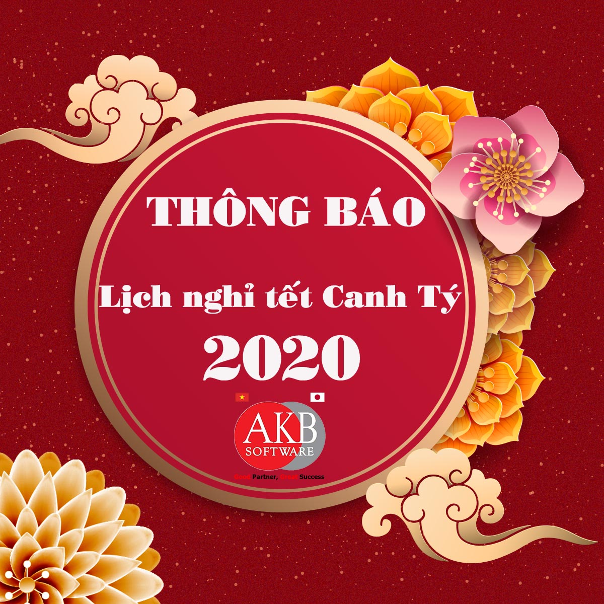 Thông báo lịch nghỉ Tết Canh Tý 2020