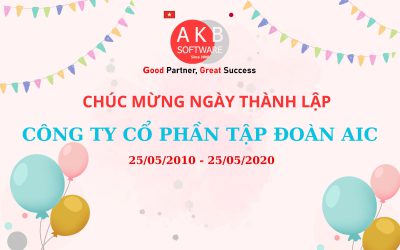 Chúc mừng 10 năm thành lập Công ty cổ phần tập đoàn AIC.