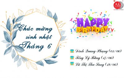 Chúc mừng sinh nhật tháng 6