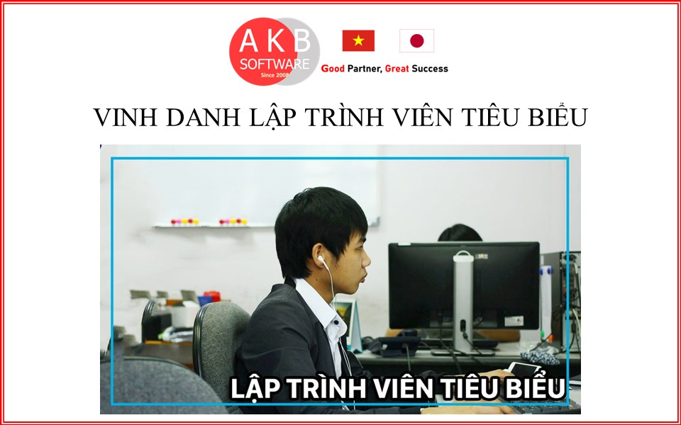 Vinh danh lập trình viên tiêu biểu.