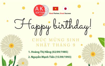 AKB Chúc mừng sinh nhật tháng 9