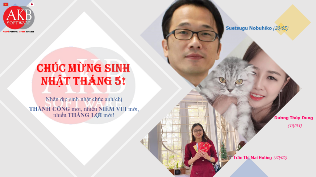 cChúc mừng sinh nhật tháng 5!