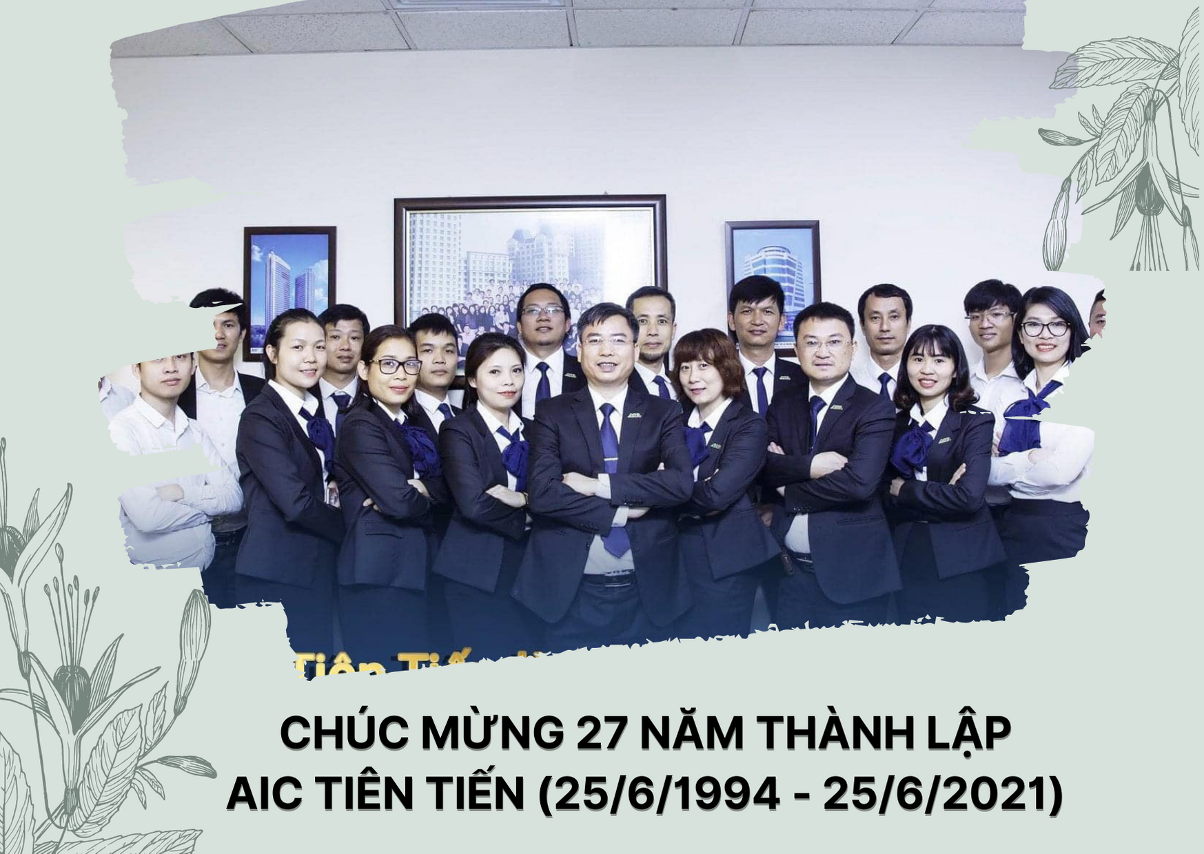 CHÚC MỪNG 27 NĂM THÀNH LẬP CÔNG TY TNHH TIN HỌC AIC TIÊN TIẾN