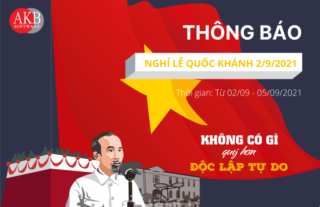 THÔNG BÁO NGHỈ LỄ QUỐC KHÁNH 2021