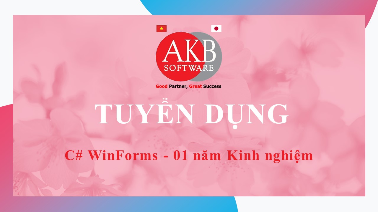 TUYỂN GẤP LẬP TRÌNH VIÊN C# WinForms – 2021