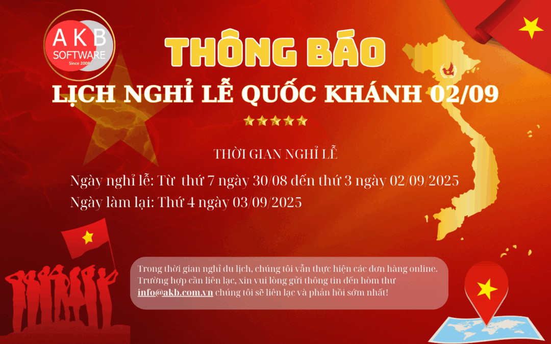 THÔNG BÁO NGHỈ LỄ QUỐC KHÁNH 02/9/2025