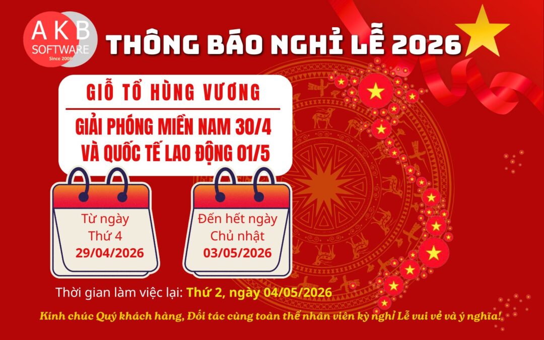 THÔNG BÁO NGHỈ LỄ GIỖ TỔ HÙNG VƯƠNG, GIẢI PHÓNG MIỀN NAM 30/4 VÀ QUỐC TẾ LAO ĐỘNG 1/5