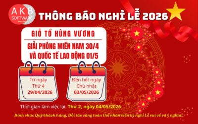 THÔNG BÁO NGHỈ LỄ GIỖ TỔ HÙNG VƯƠNG, GIẢI PHÓNG MIỀN NAM 30/4 VÀ QUỐC TẾ LAO ĐỘNG 1/5