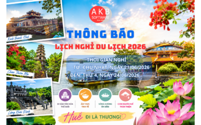 Thông báo du lịch hè 2026